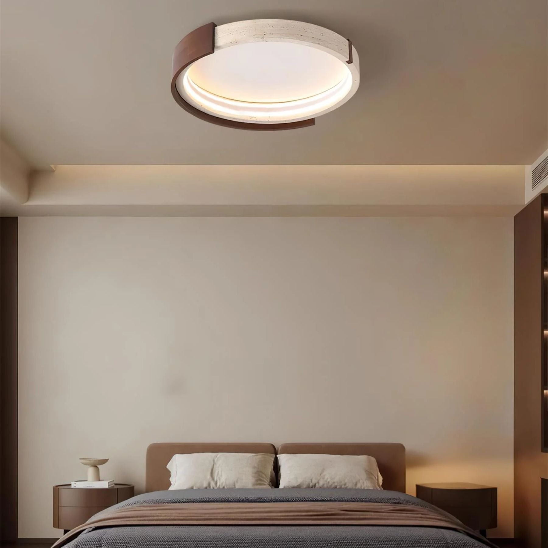 Cireqon Natural Stone Ceiling Light