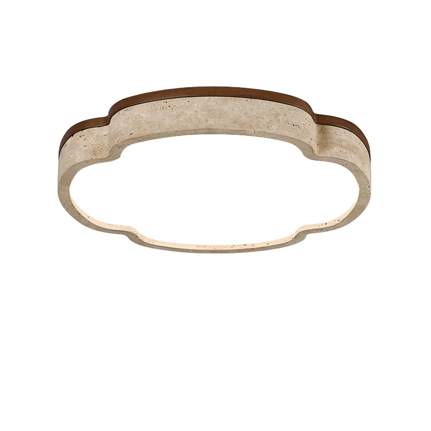 Couzo Travertine Cloud-Shape Ceiling Light