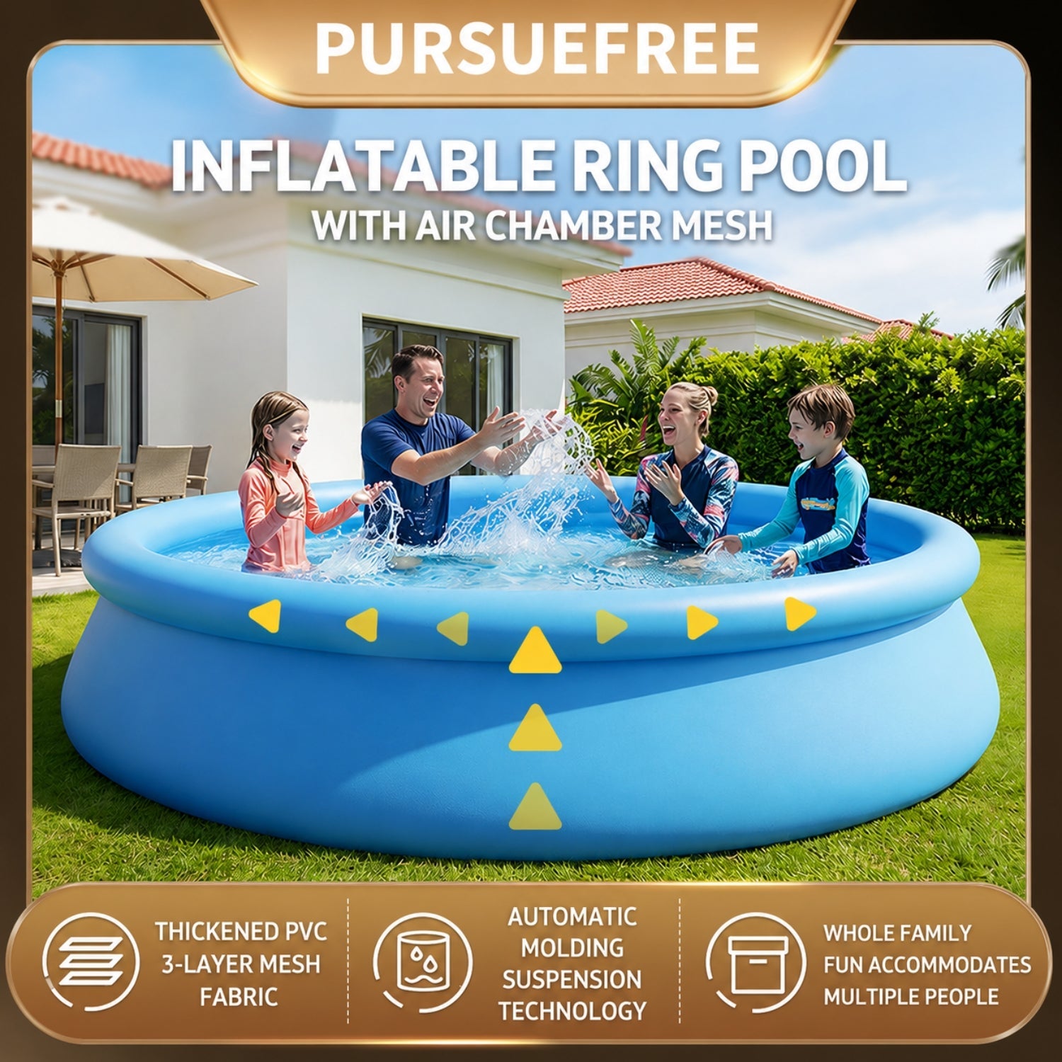 Soloosa Outdoor Inflatable Pool