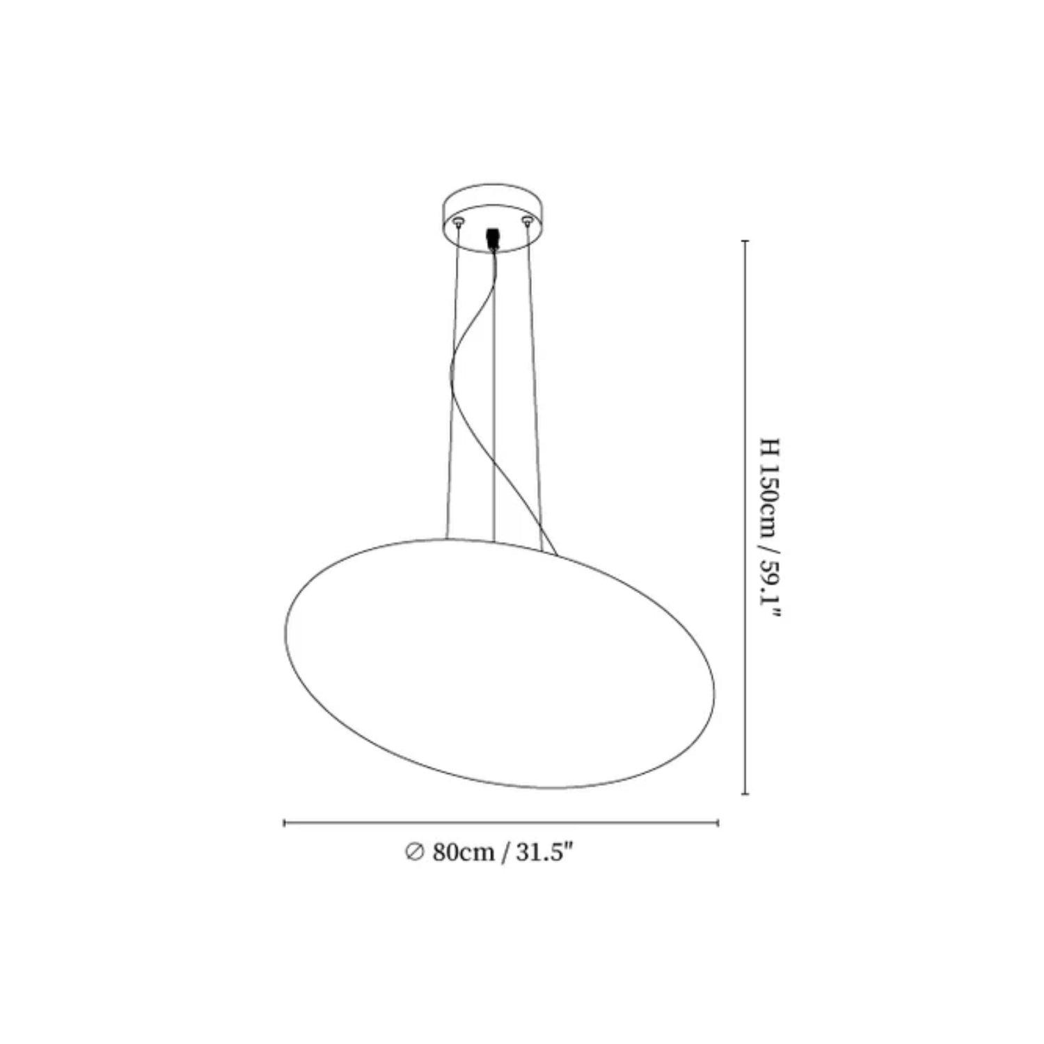 Hisczo Gong Pendant Light