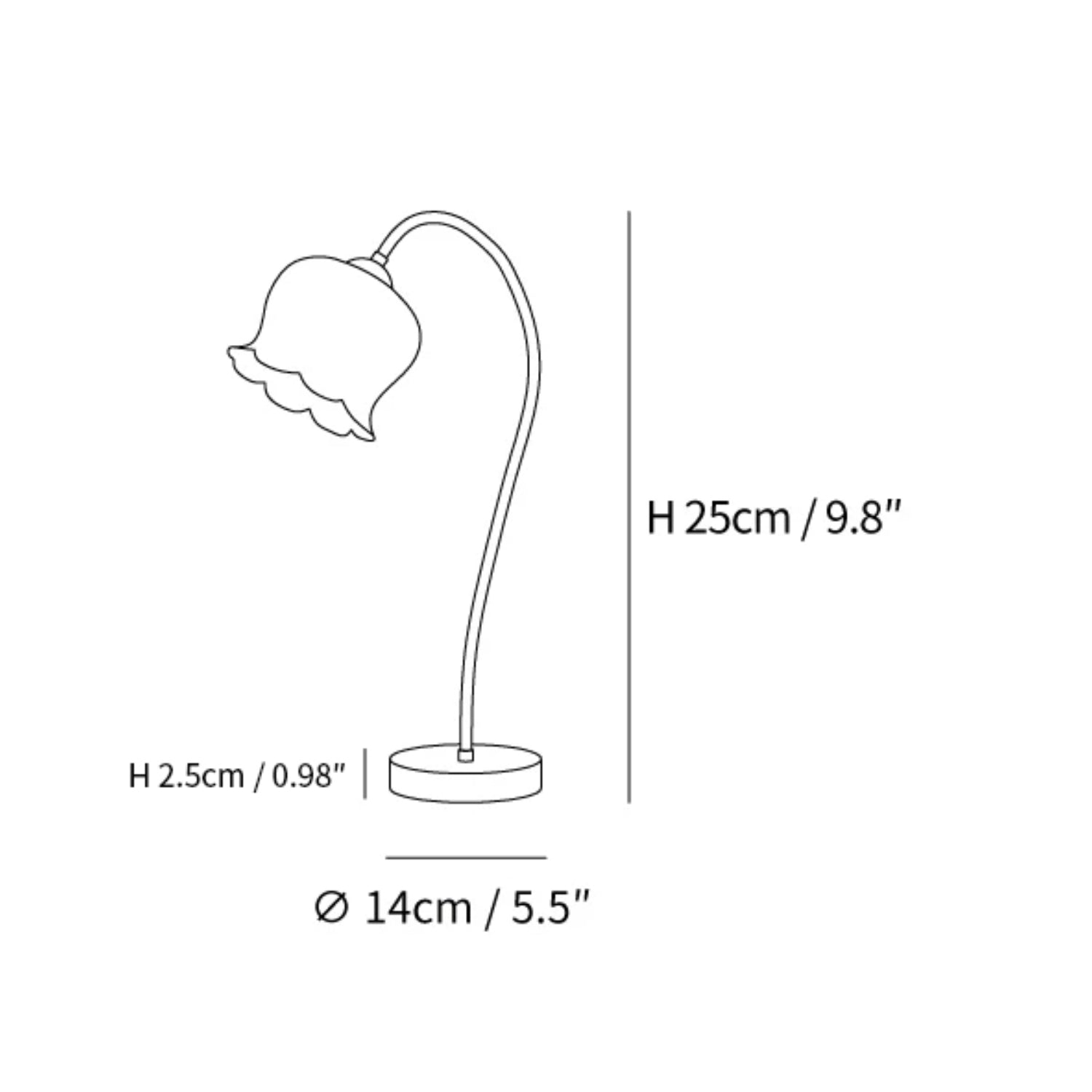 Meltoze Flower Table Lamp