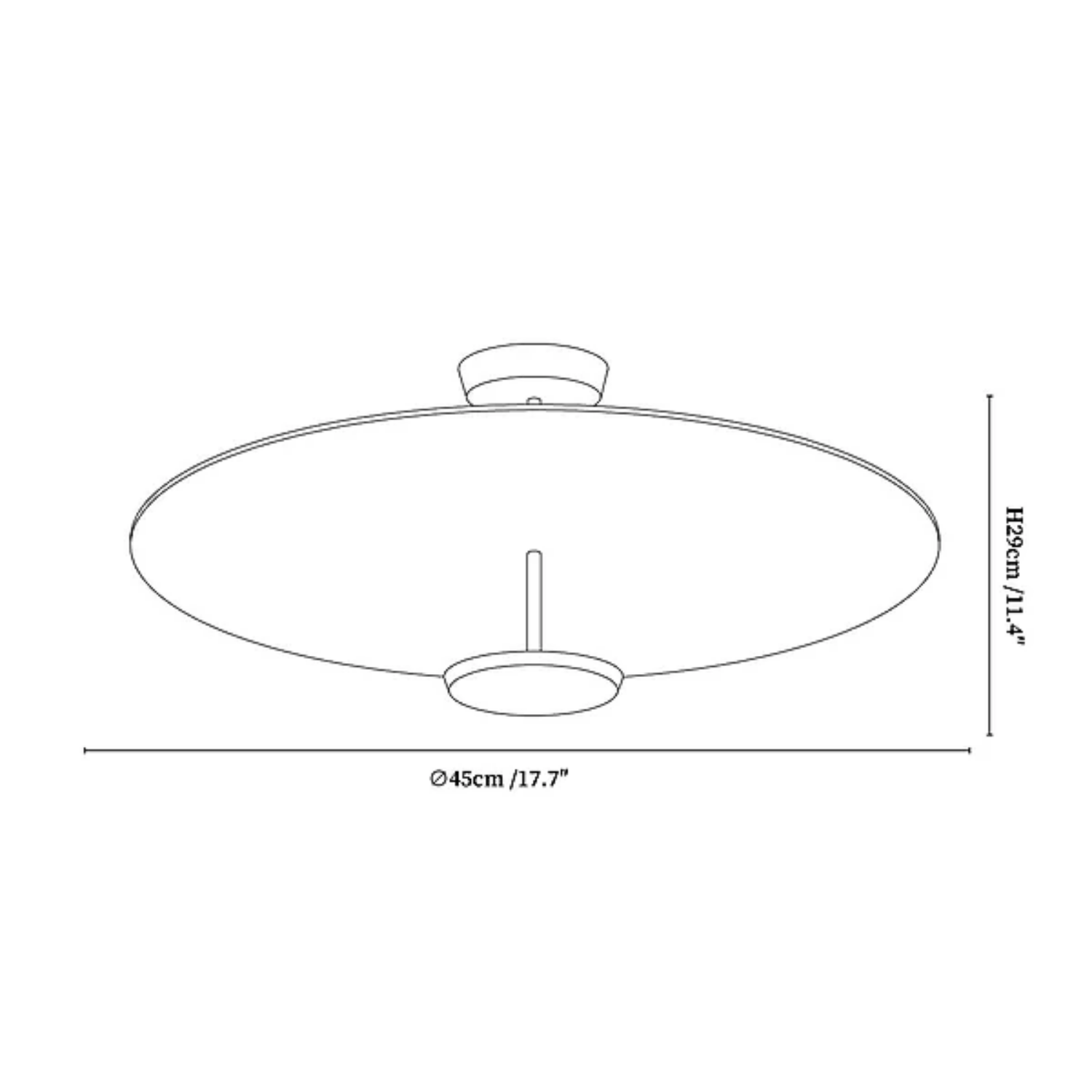 Mio Disc Ceiling Light