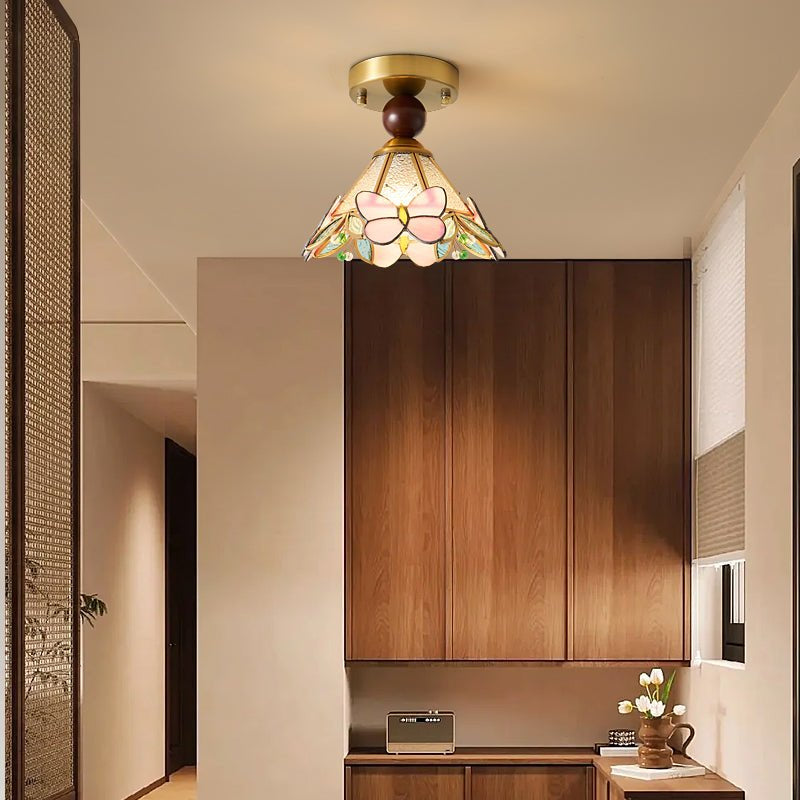 Tiffany Butterfly Ceiling Light