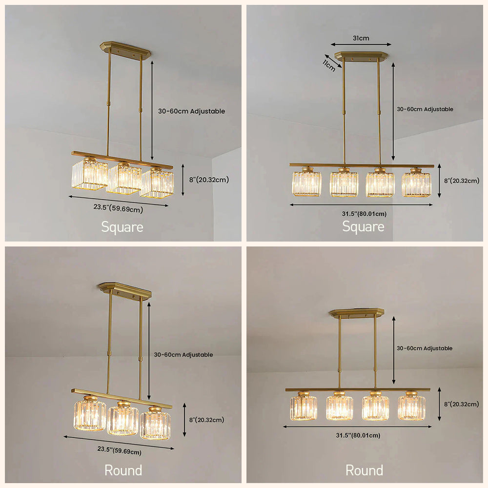 Scandinavian Multi-Head Pendant Light