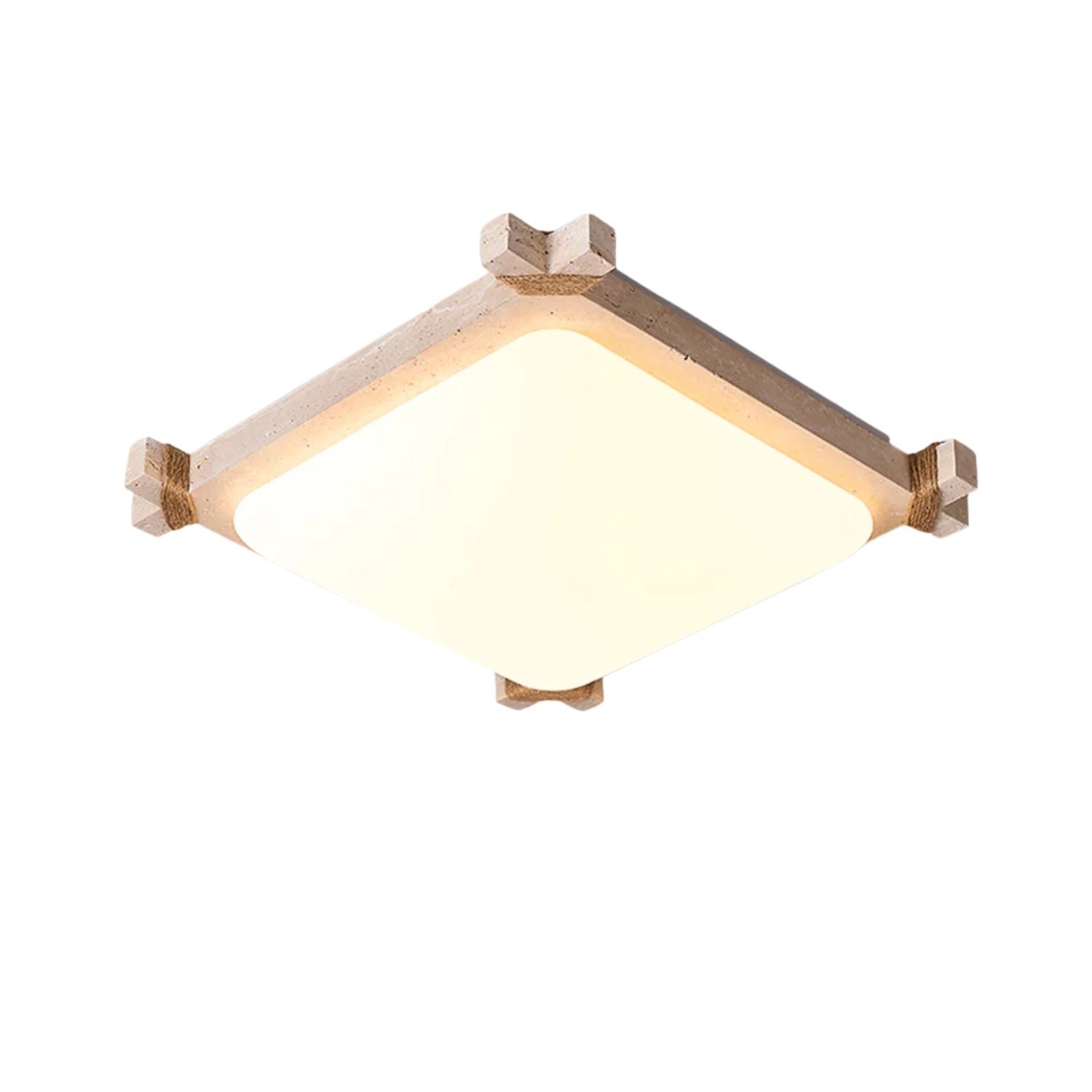 Xelan Travertine Ceiling Light