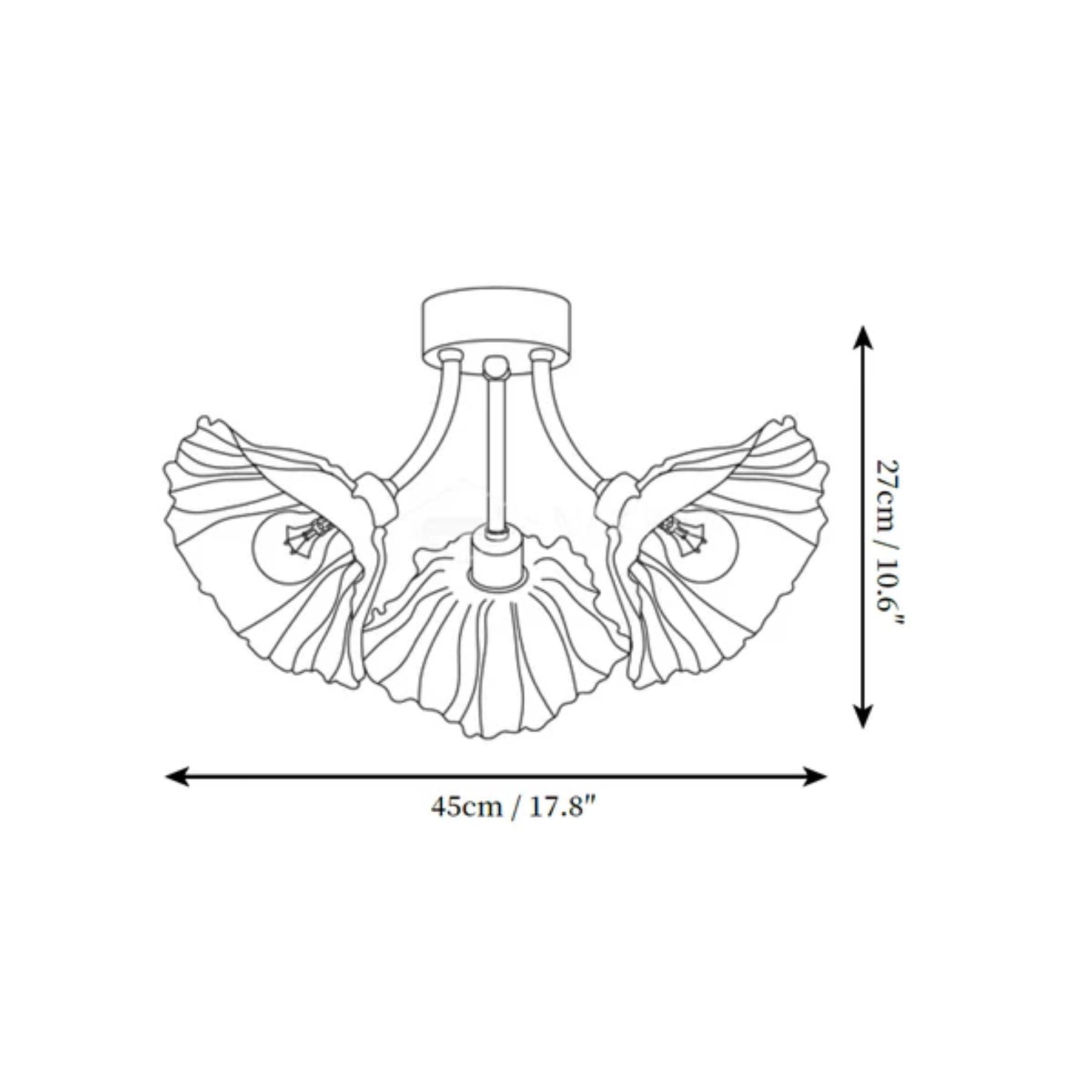 Lenzyn Flower Ceiling Light