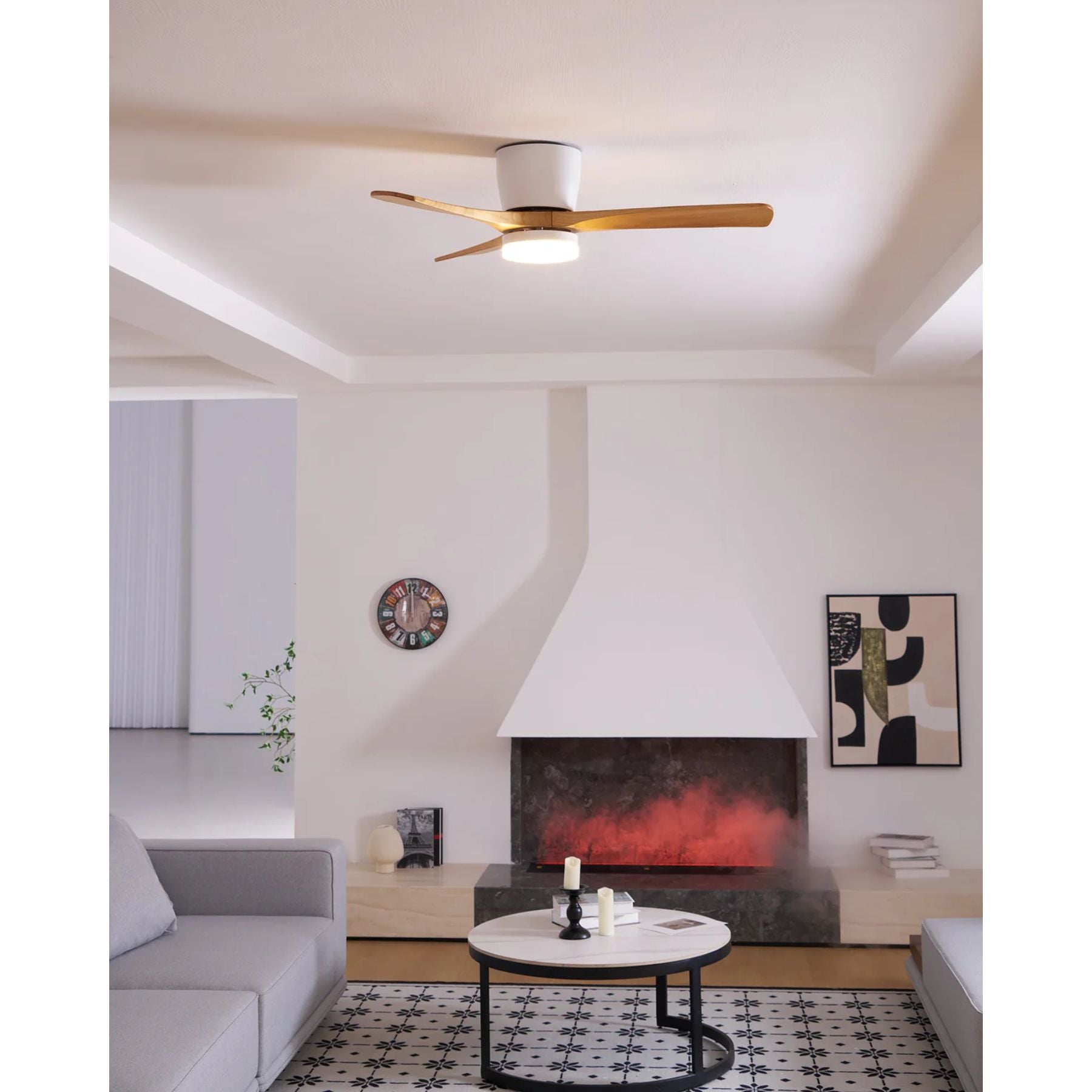 Lyio Wooden LED Ceiling Fan