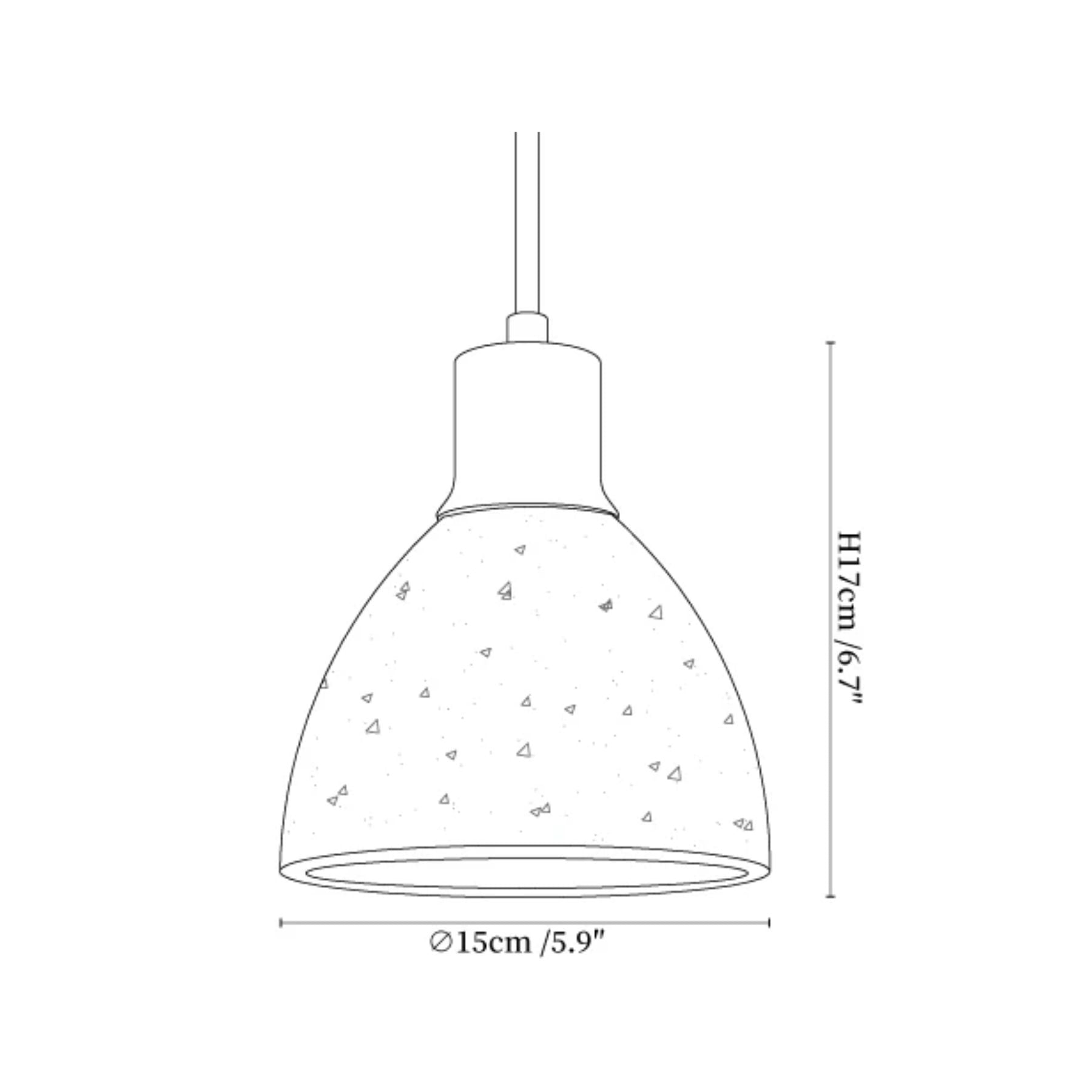 Mivo Natural Stone Pendant Light