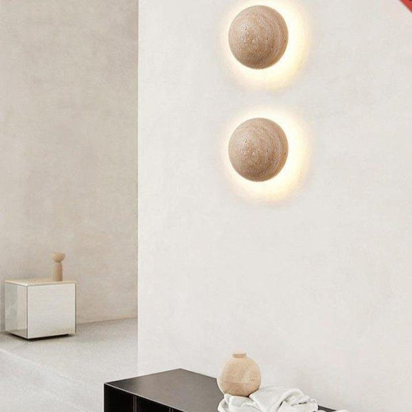 Tizo Travertine Wall Light