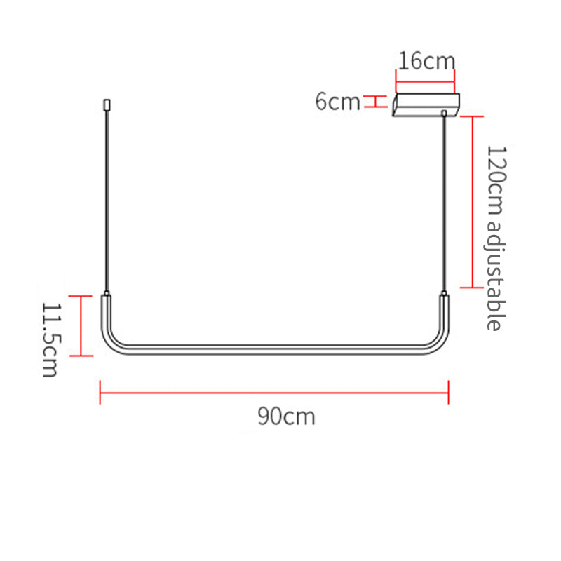 Joruor Linear Pendant Light