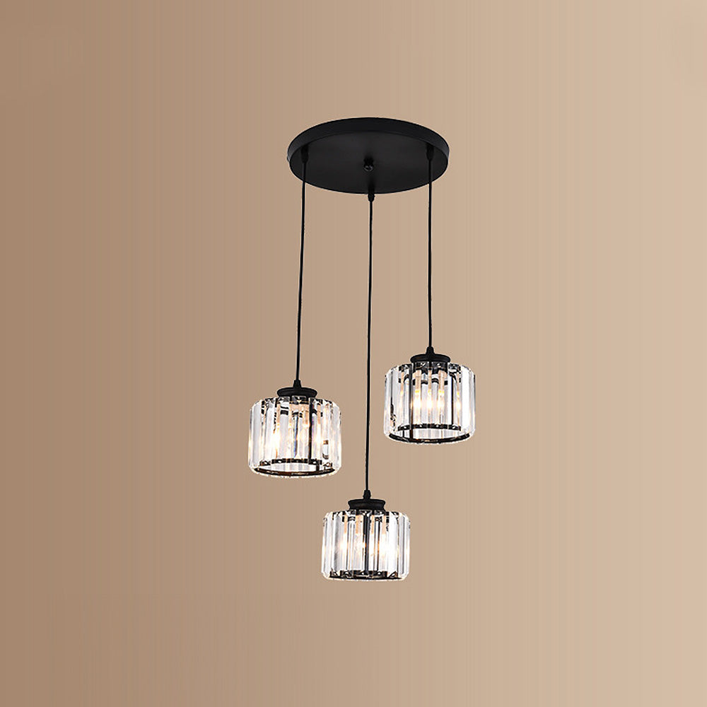 Multi-Head Crystal Pendant Light