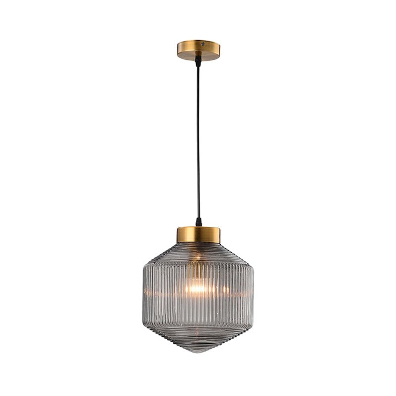 Tromel Ribbed Pendant Light