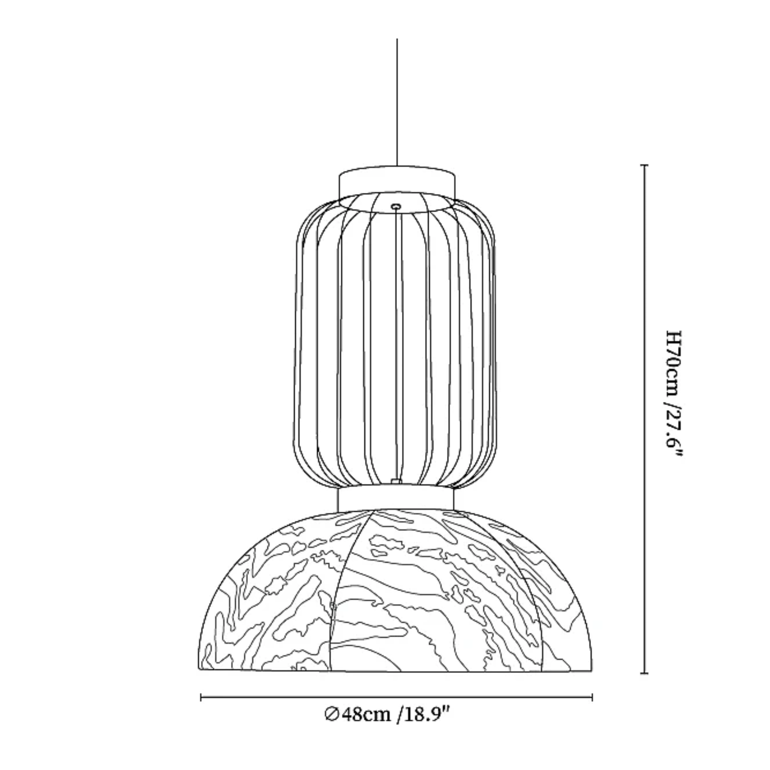 Koros Pendant Light