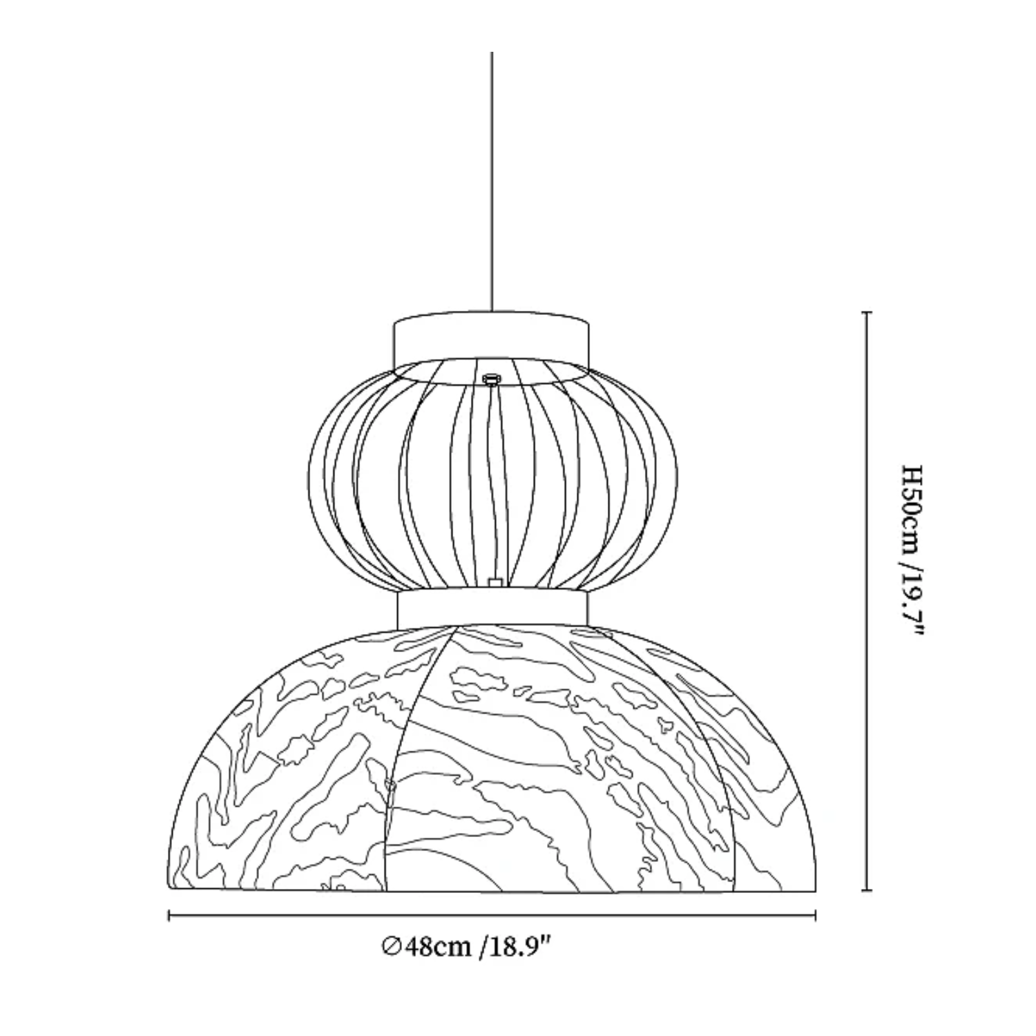 Koros Pendant Light