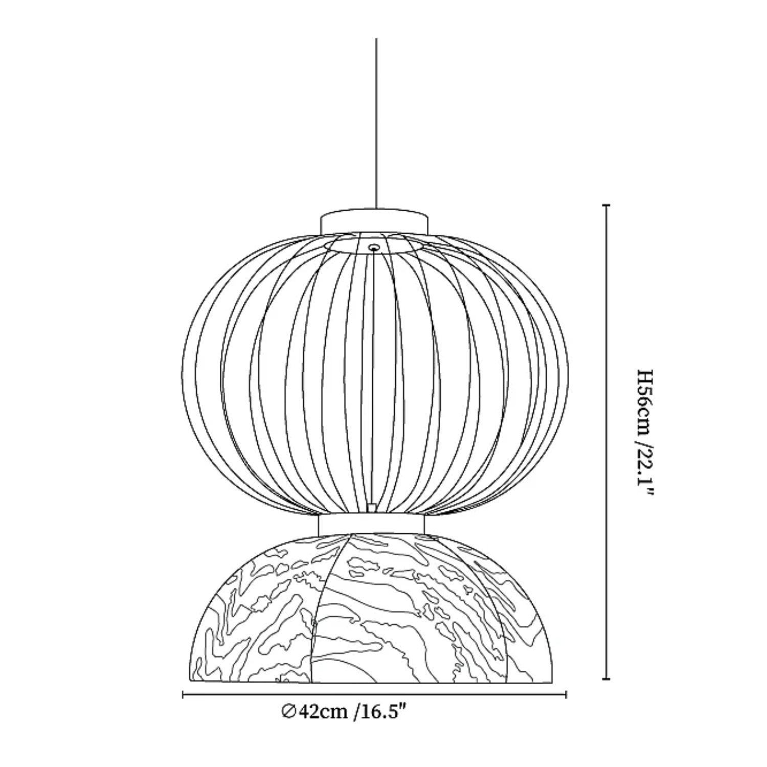 Koros Pendant Light