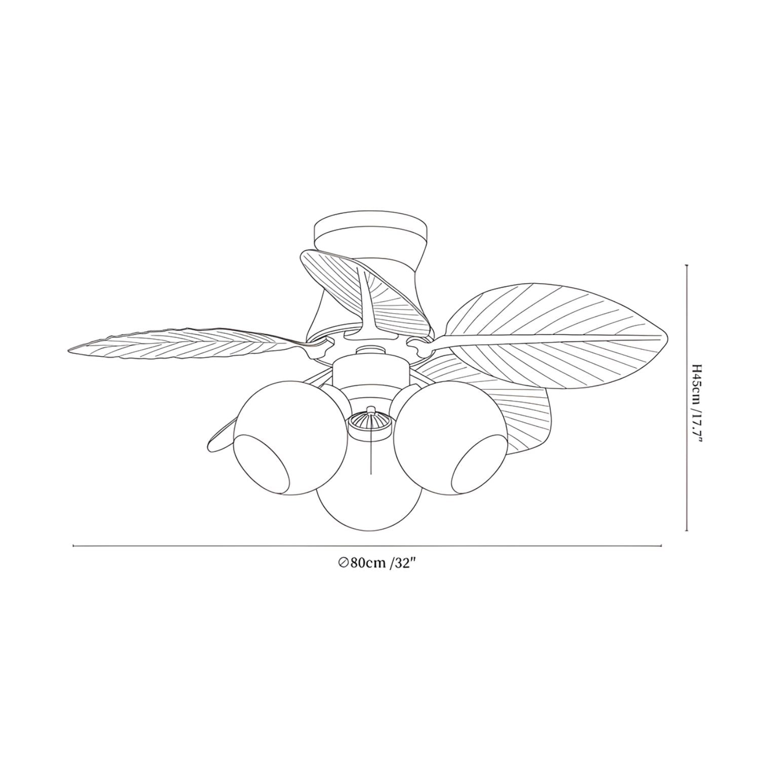 Arell Blade-Style LED Ceiling Fan