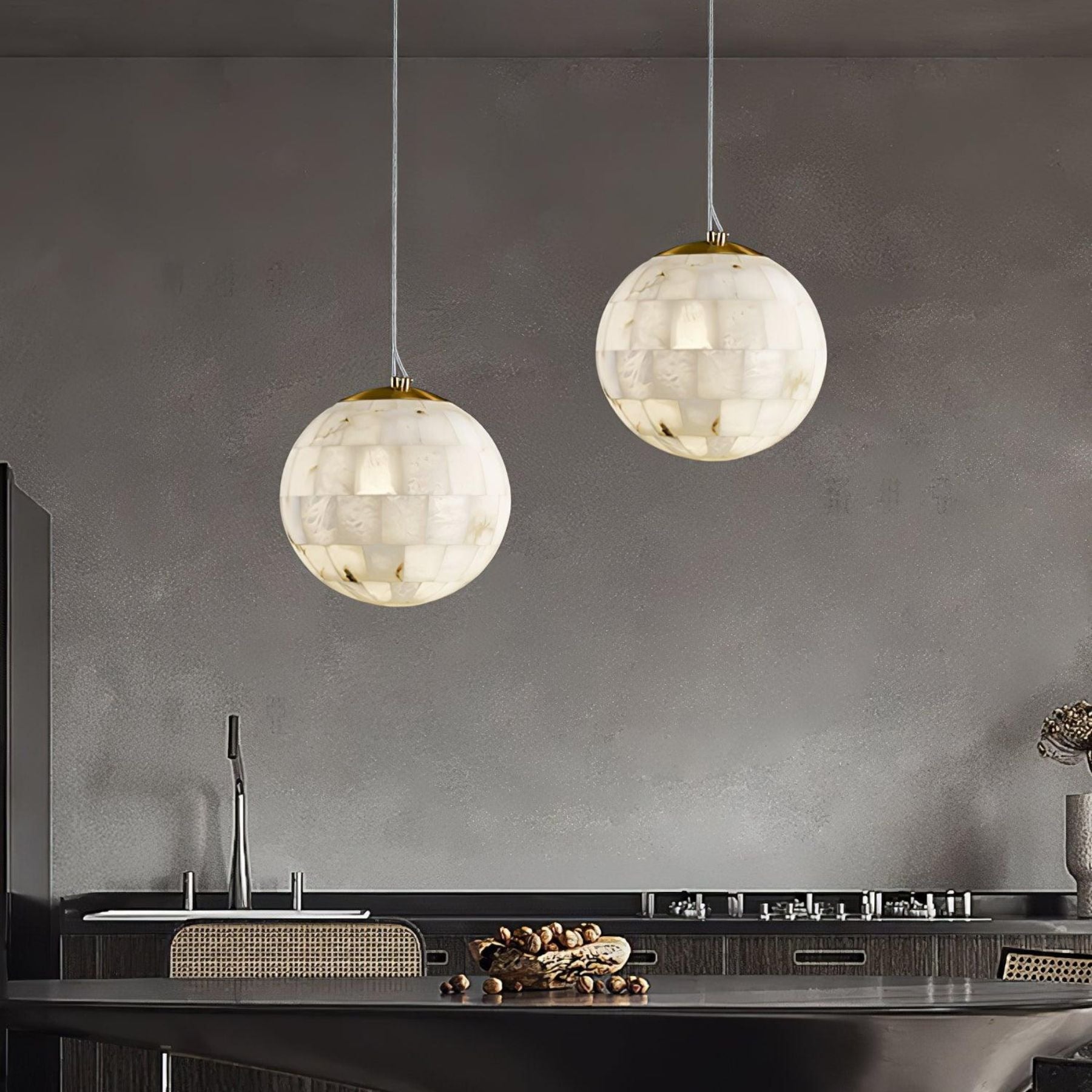 Wescon Alabaster Pendant Light