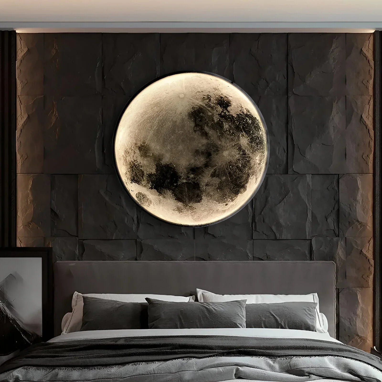 Eclipse Moon Design Wall Light