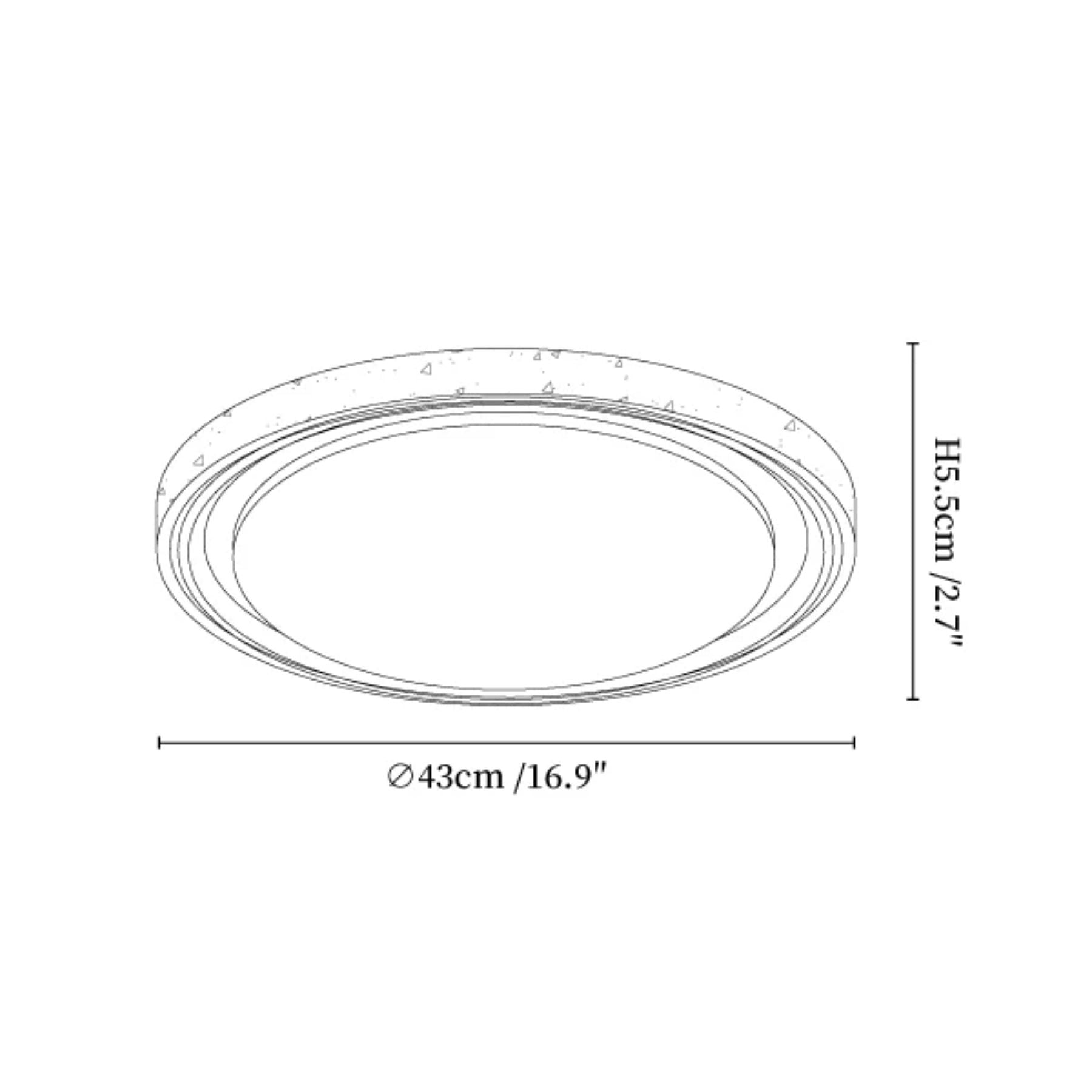 Telmalun Natural Stone Ceiling Light
