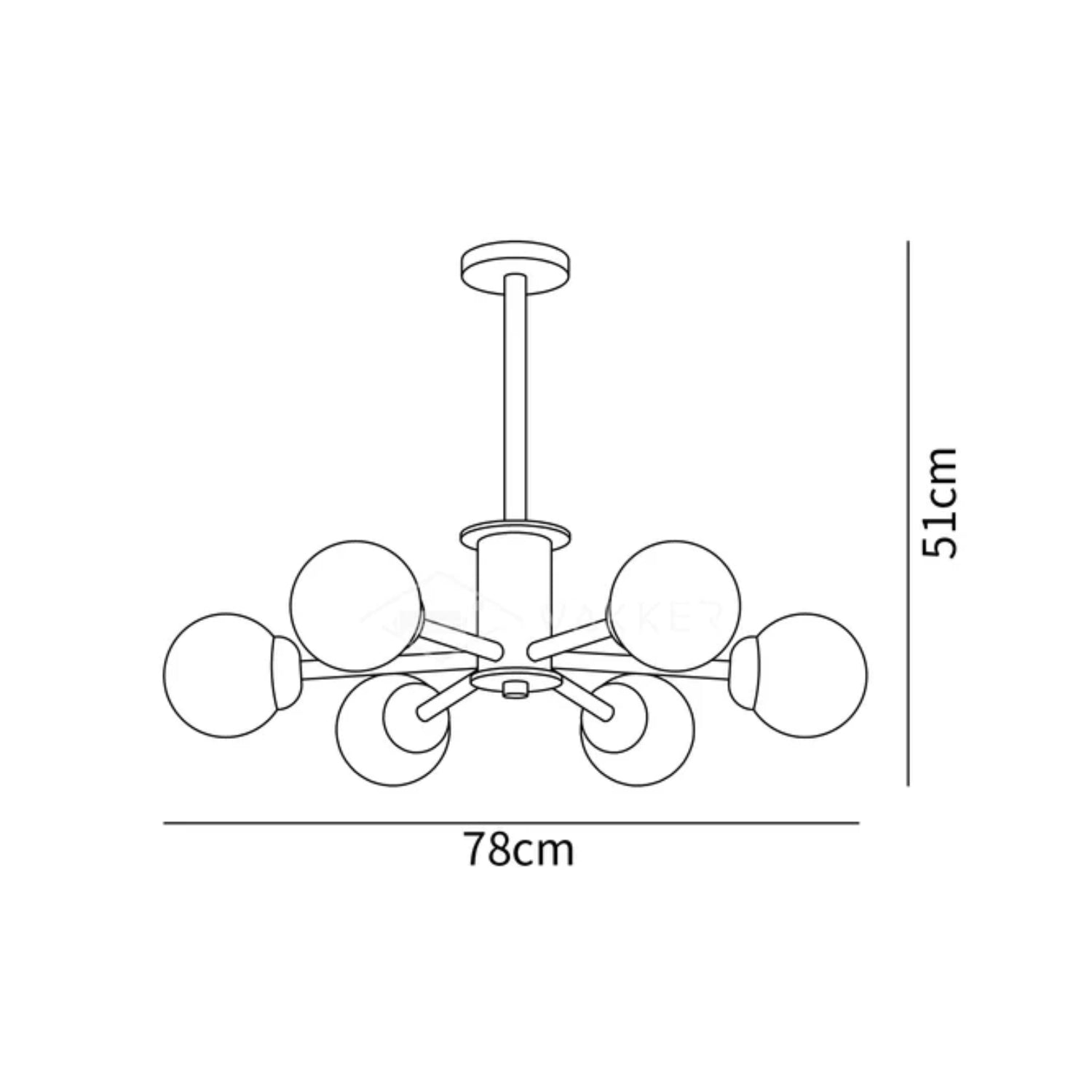 Komaze Ceiling Light