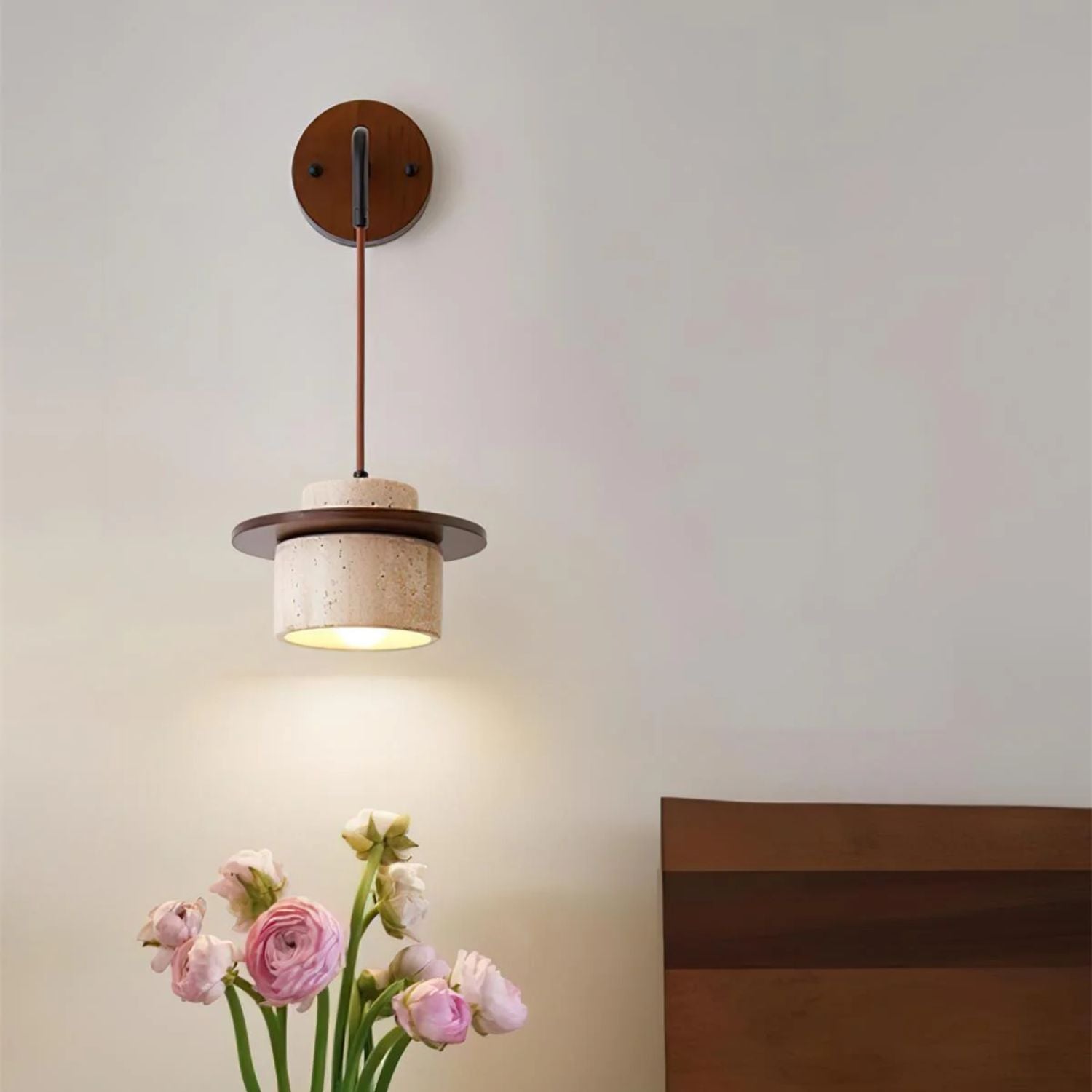 Mismon Natural Stone Wall Light