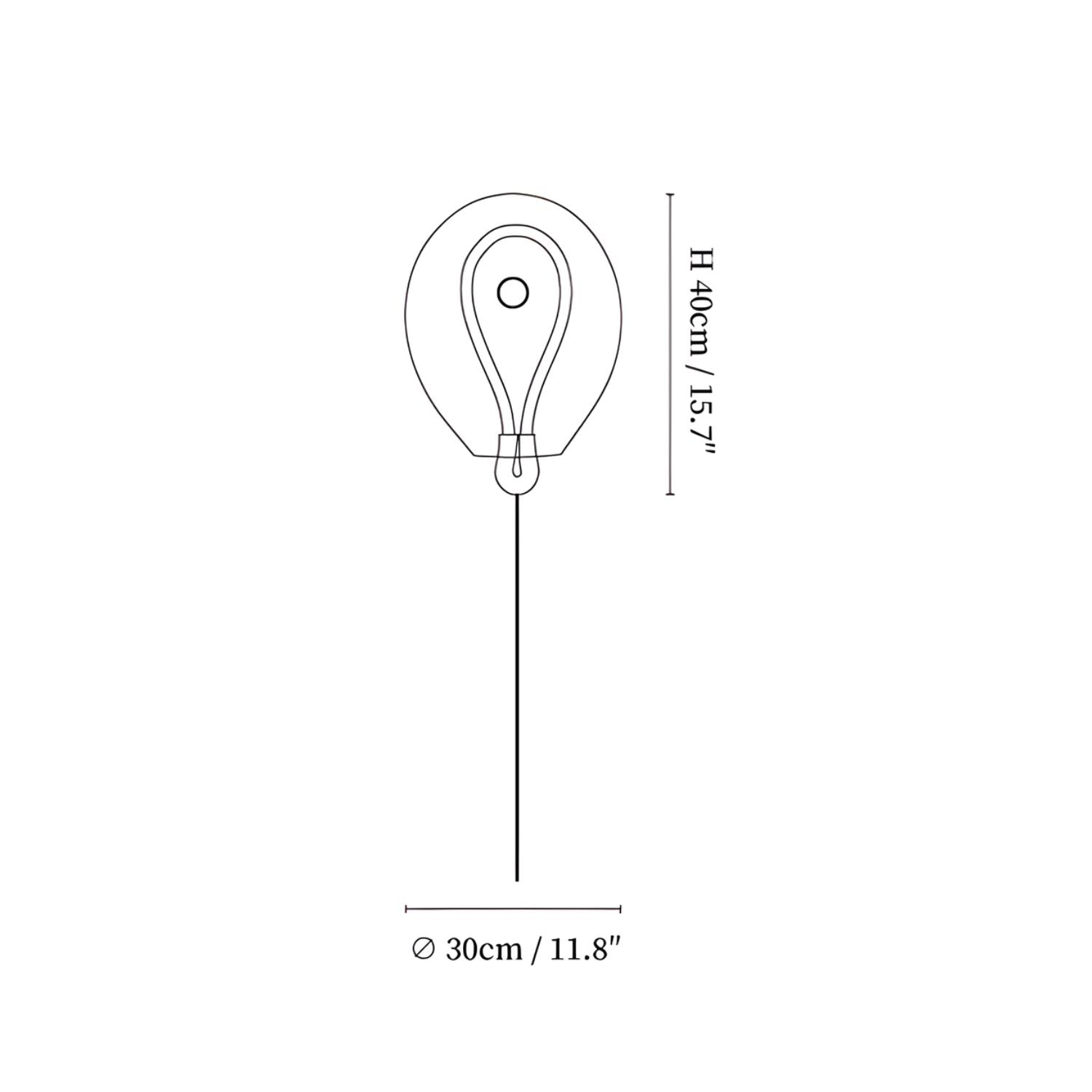 Volla Wall Light with Plug