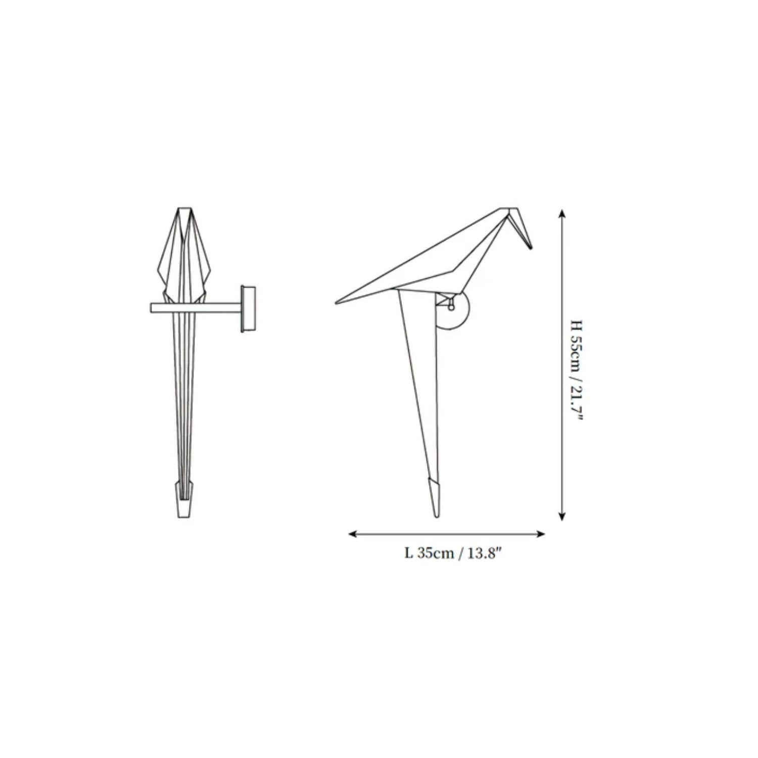 Crane Wall Light