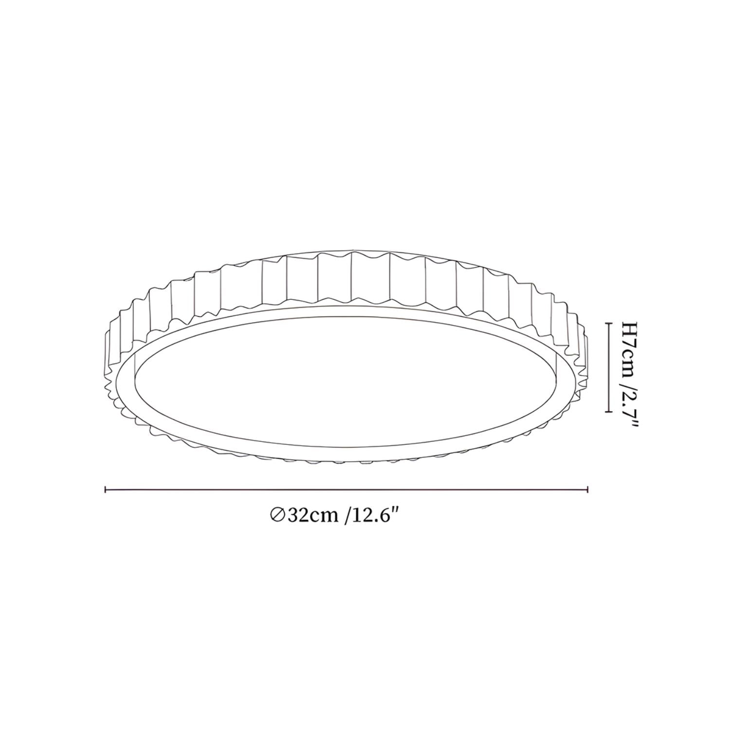 Obelso Travertine Ceiling Light