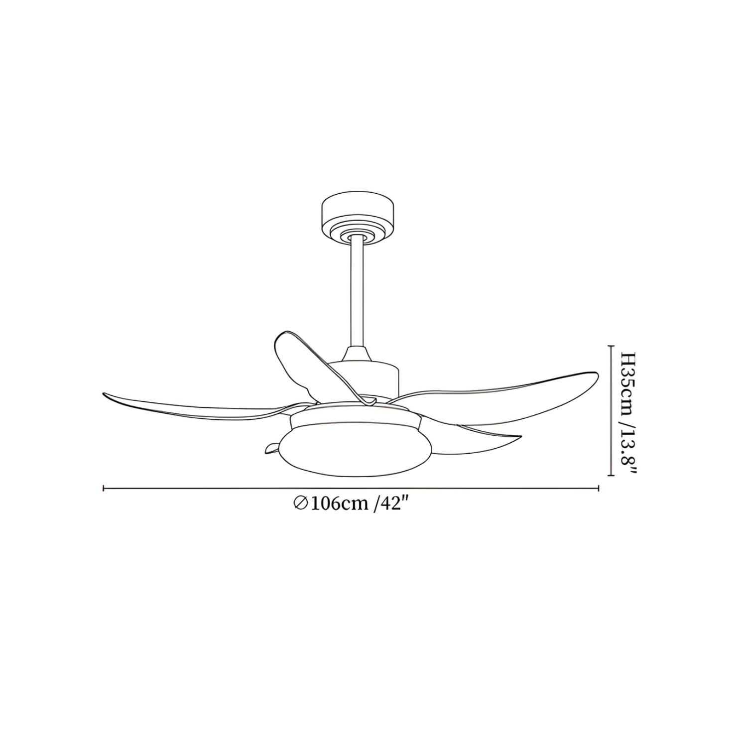 Amely LED Ceiling Fan