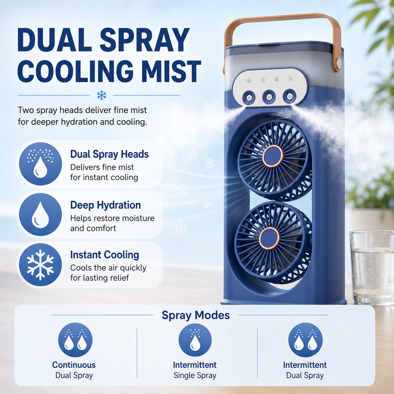 Orinli Portable Tower Fan