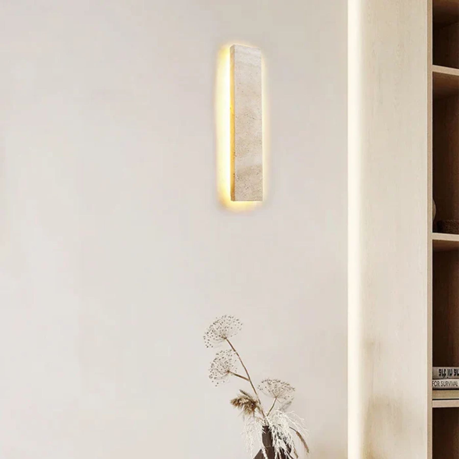 Luzora Natural Stone Wall Light