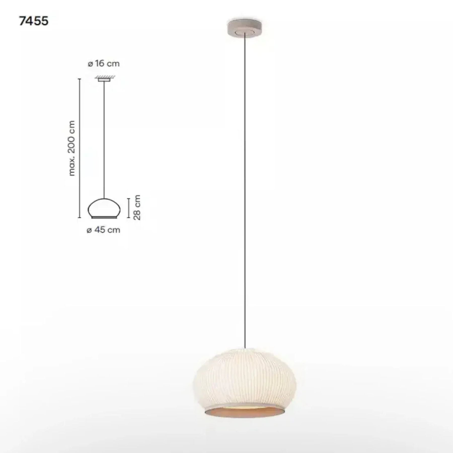 Loremi Japandi Pendant Light