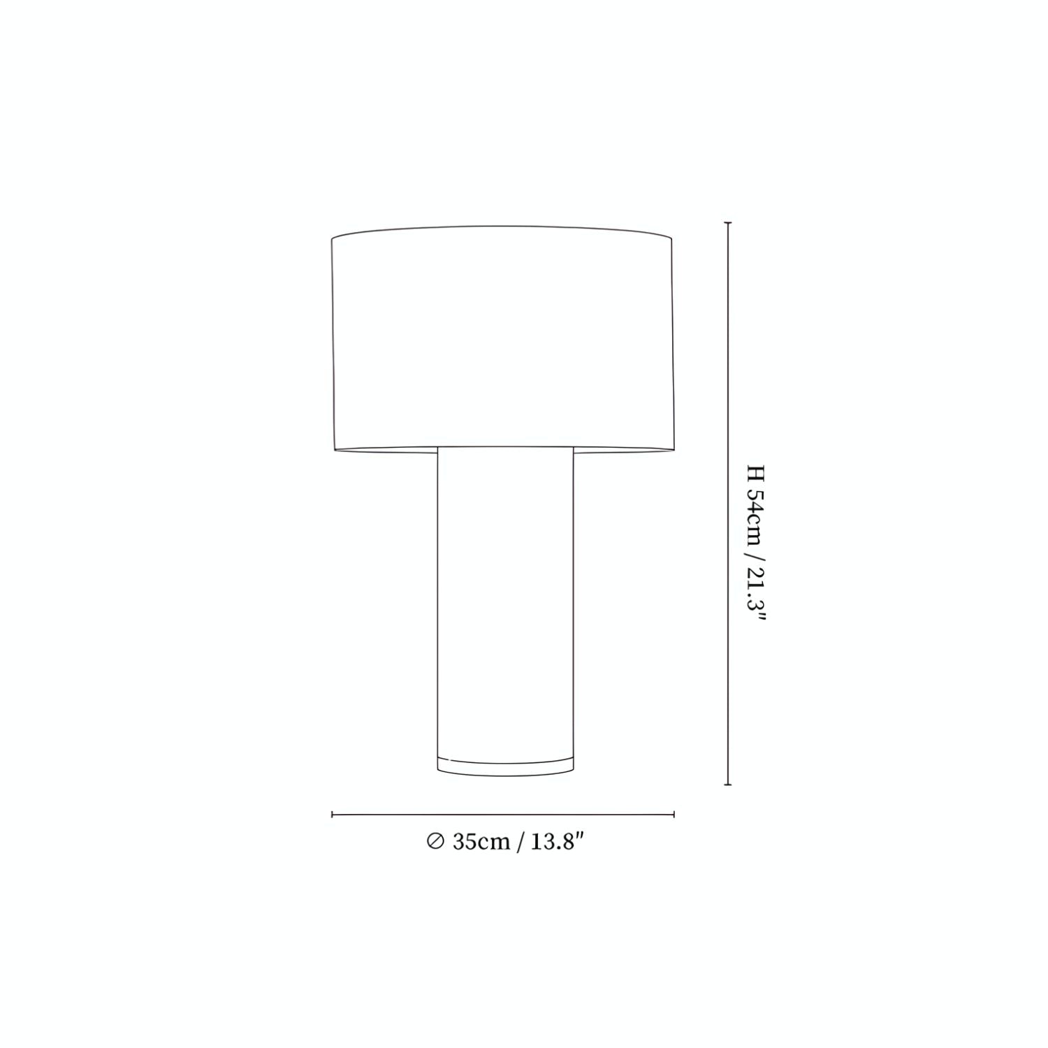 Saria Travertine Table Lamp