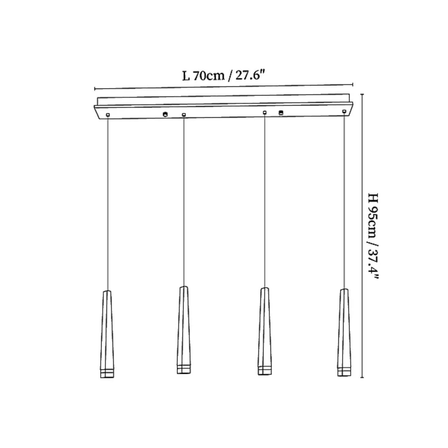 Firelighter Pendant Light
