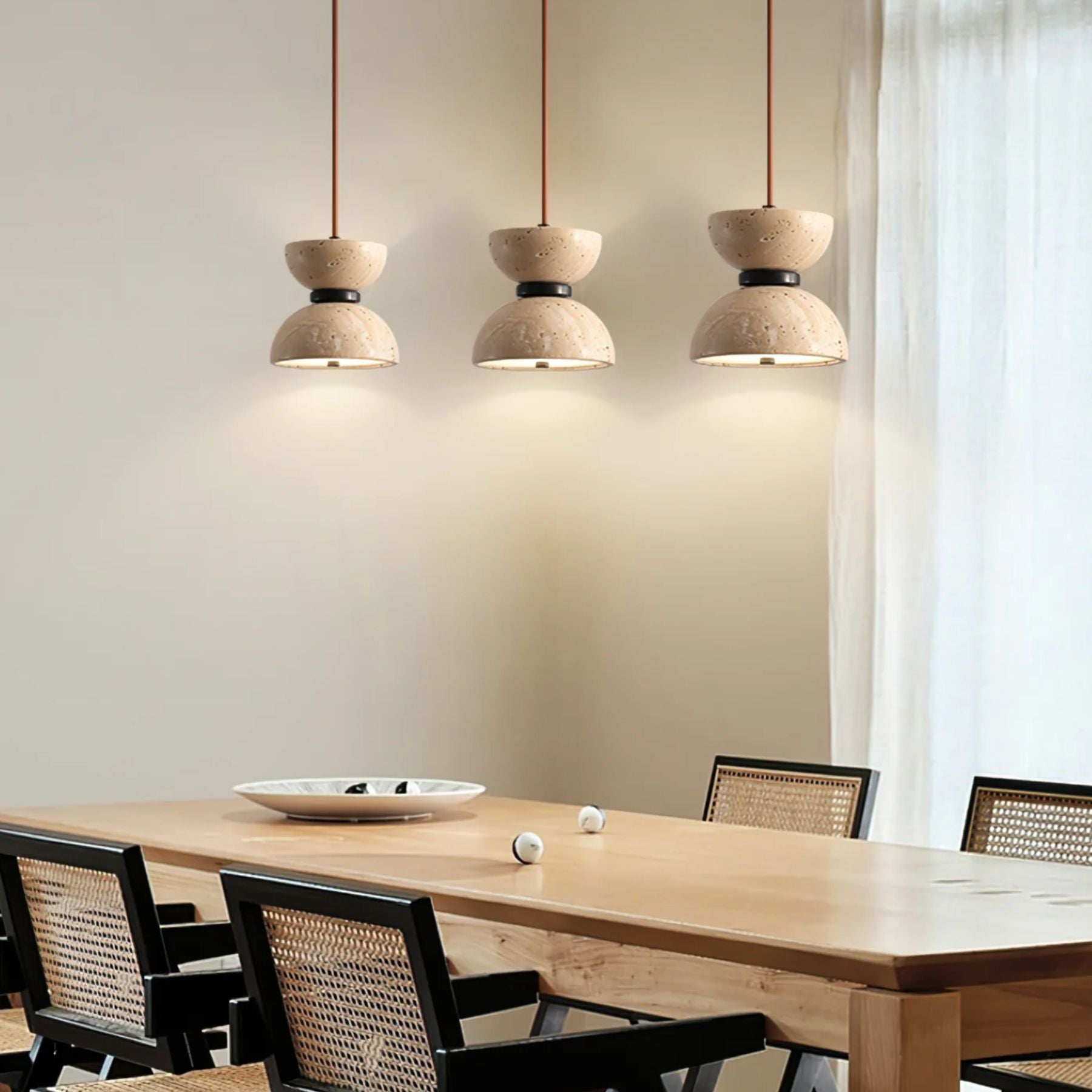 Jeleva Travertine Pendant Light