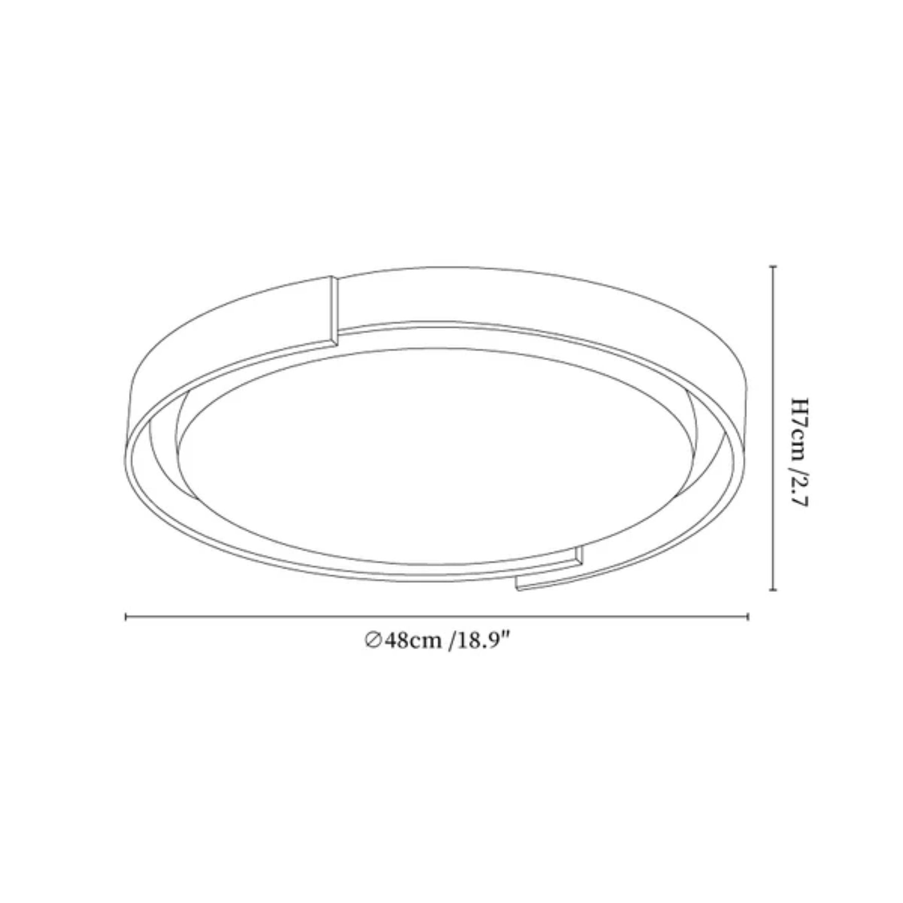 Egitan Natural Stone Ceiling Light