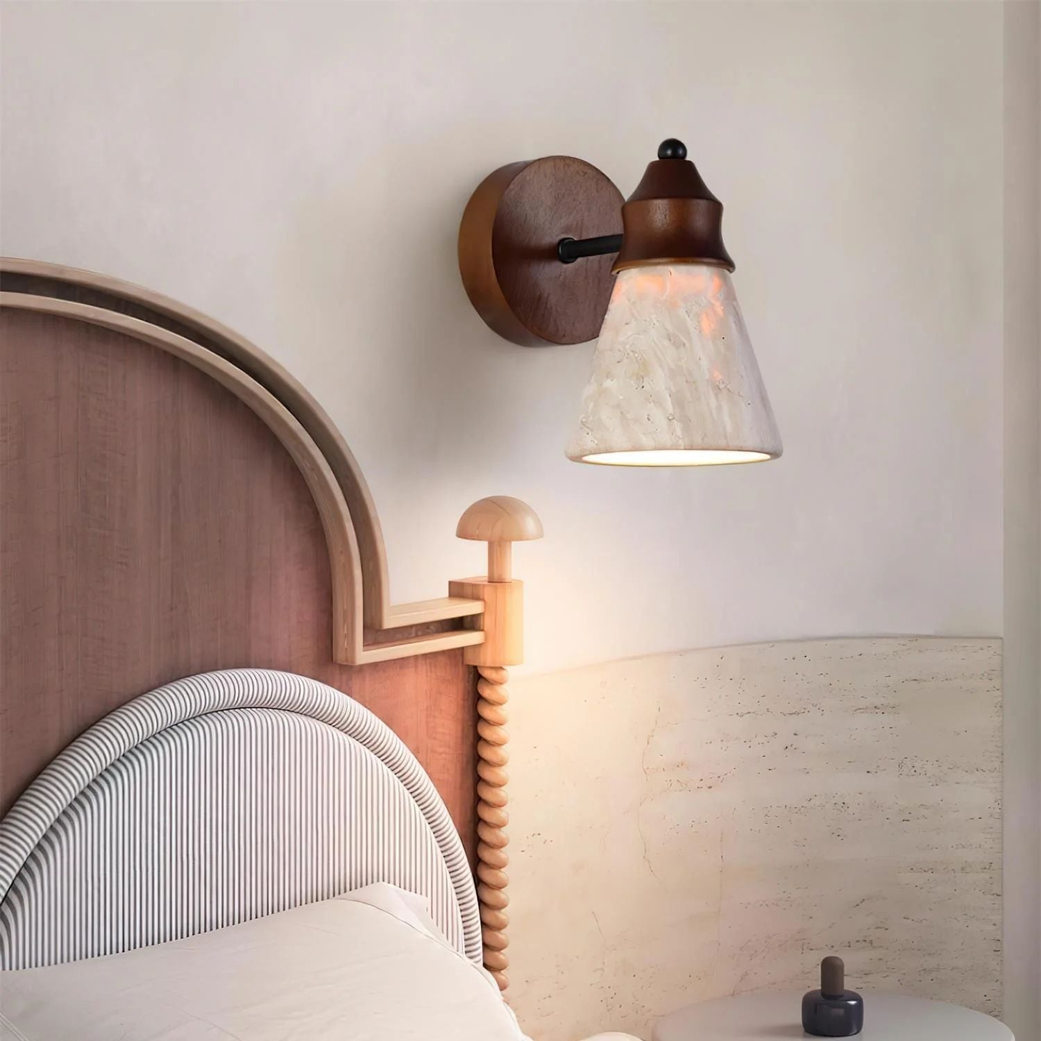 Tomiso Natural Stone Wall Light
