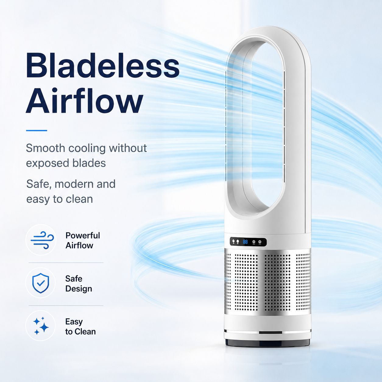 Verlio Bladeless Tower Fan