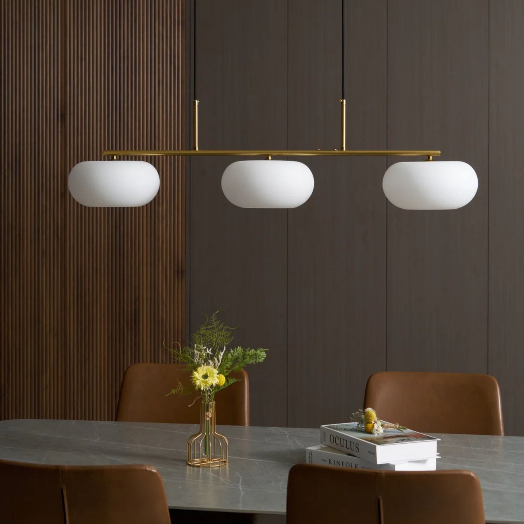 Plezano Triple Pendant Light