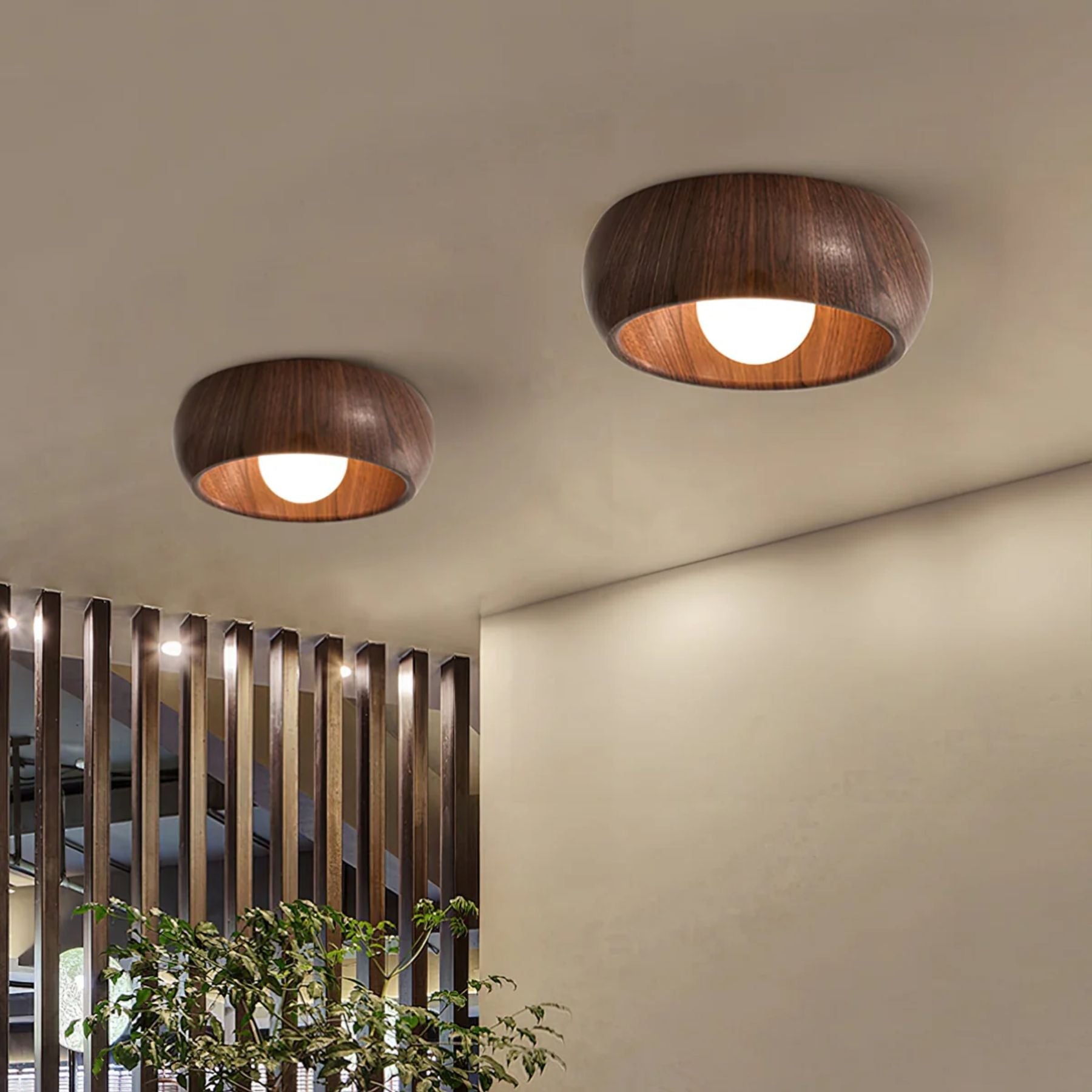 Wazu Japandi Style Ceiling Light