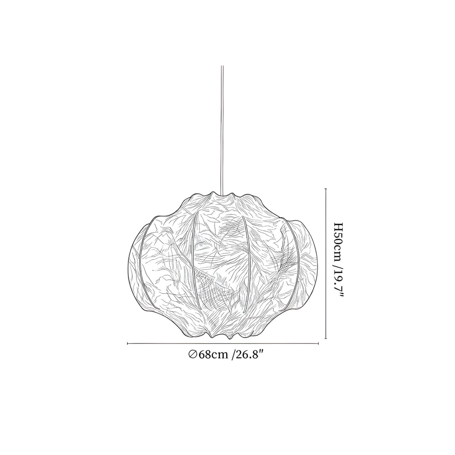 Jolifa Silk Pendant Light