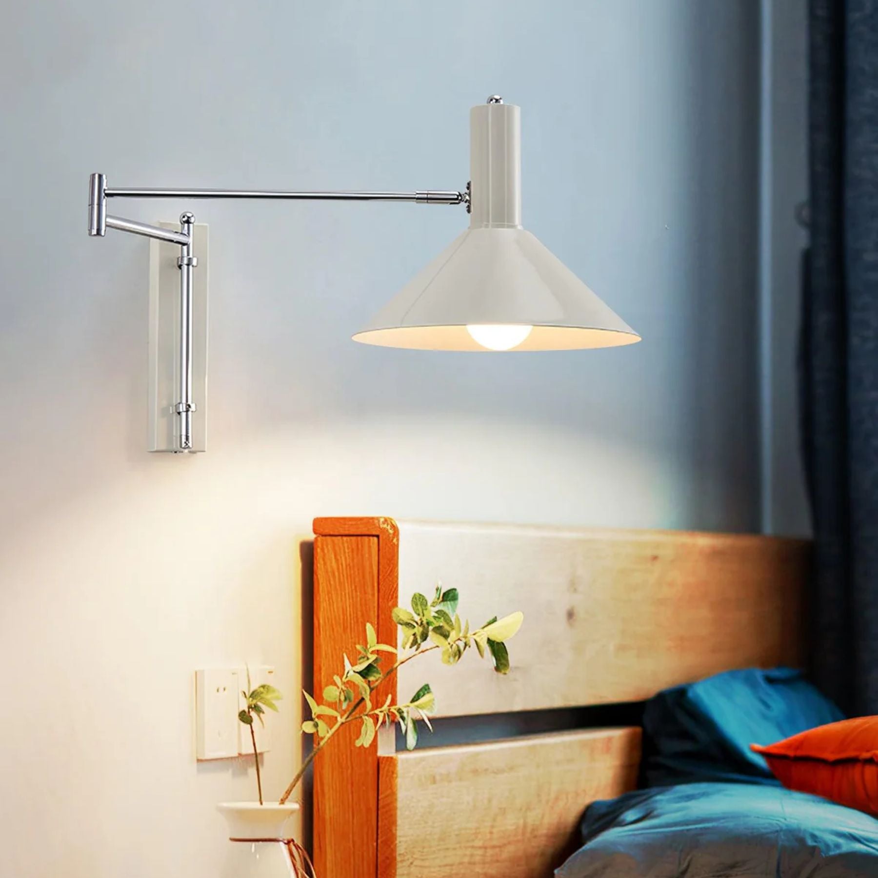 Azelio Plug In Wall Light