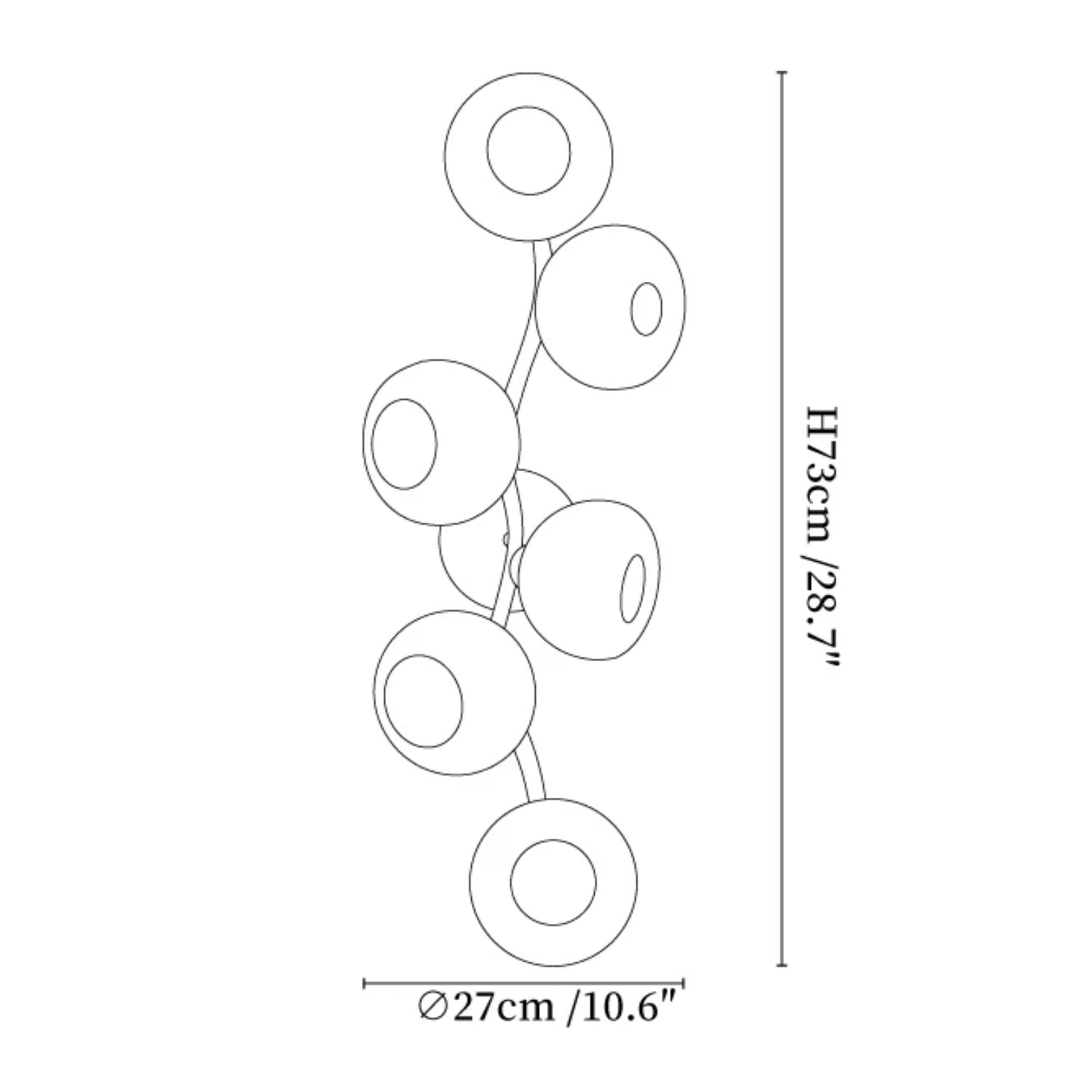 Aurovine Wall Light
