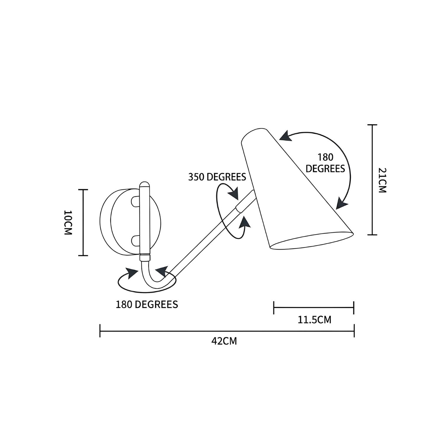 Arex Wall Light With Plug