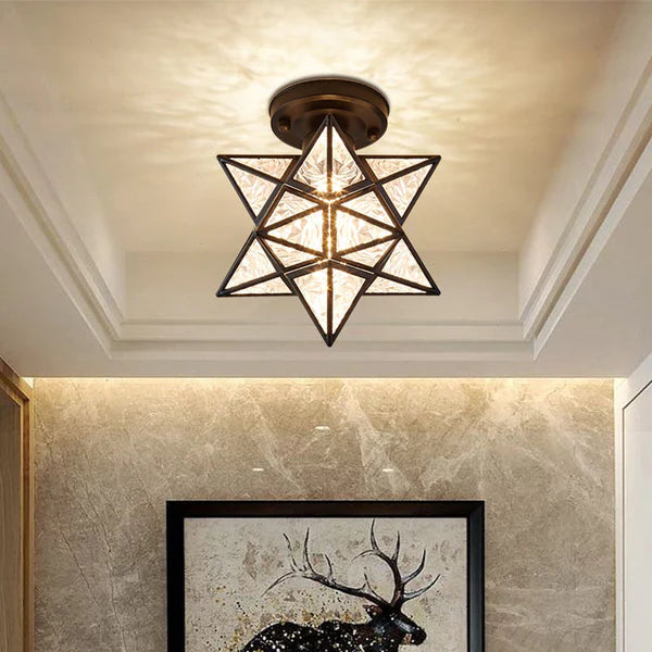 Pinlo Star-Shaped Ceiling Light