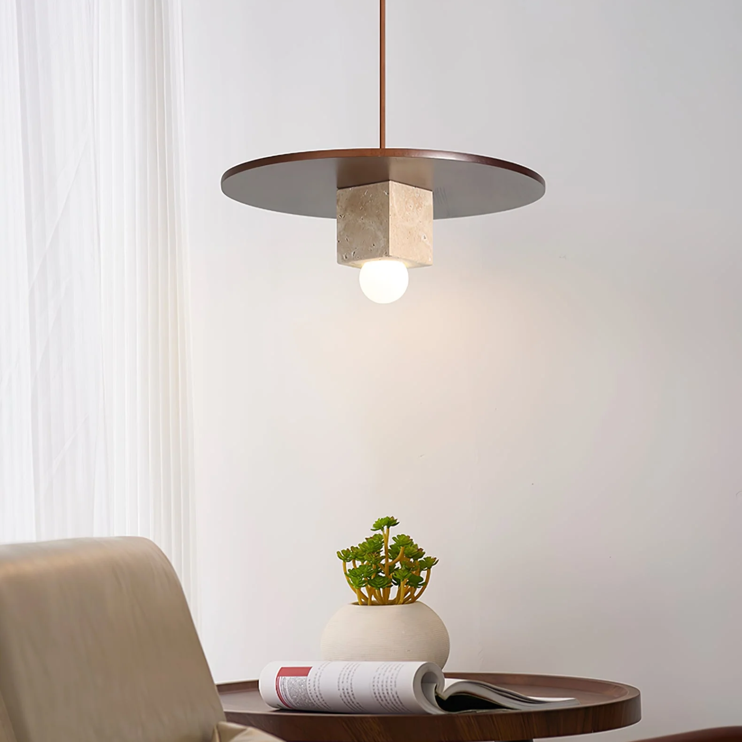 Delto Disc Pendant Light