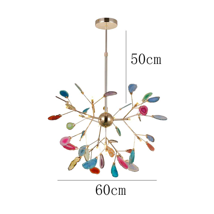 Sela Agate Stone Pendant Light