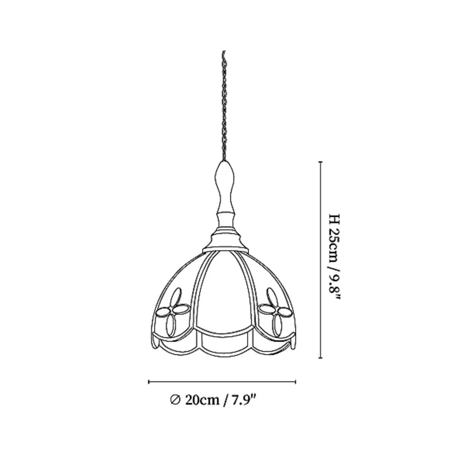 Forale Tiffany Pendant Light