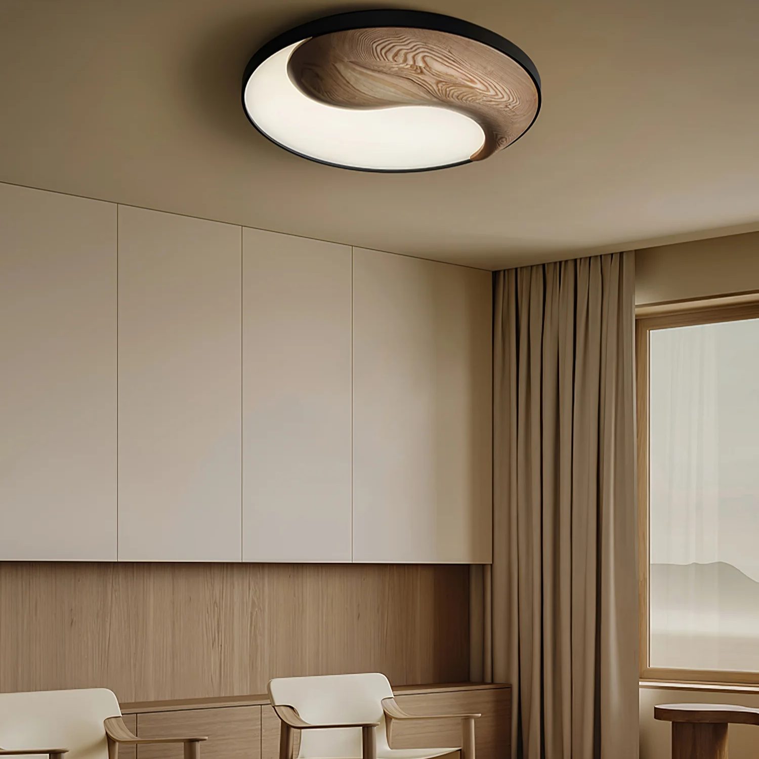 YinYang Design Ceiling Light