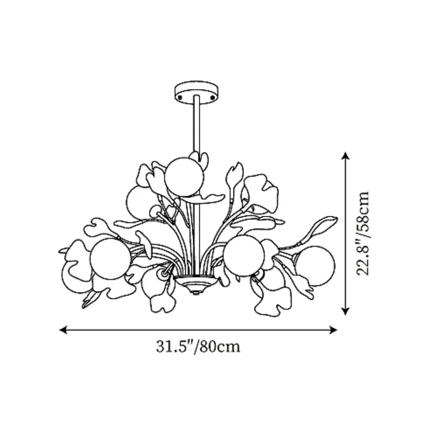 Televessa Ceiling Light